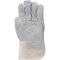 Magid Leather Palm Gloves, Wing Thumb, Gray, L, 12 PK TB715IEWB - alternate 3